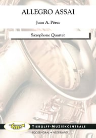Allegro Assai for Saxophone Quartet cover Thumbnail